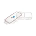 ظرف فریزری مستطیل 830 میلی لیتری divider)clip & close ) هوم کت