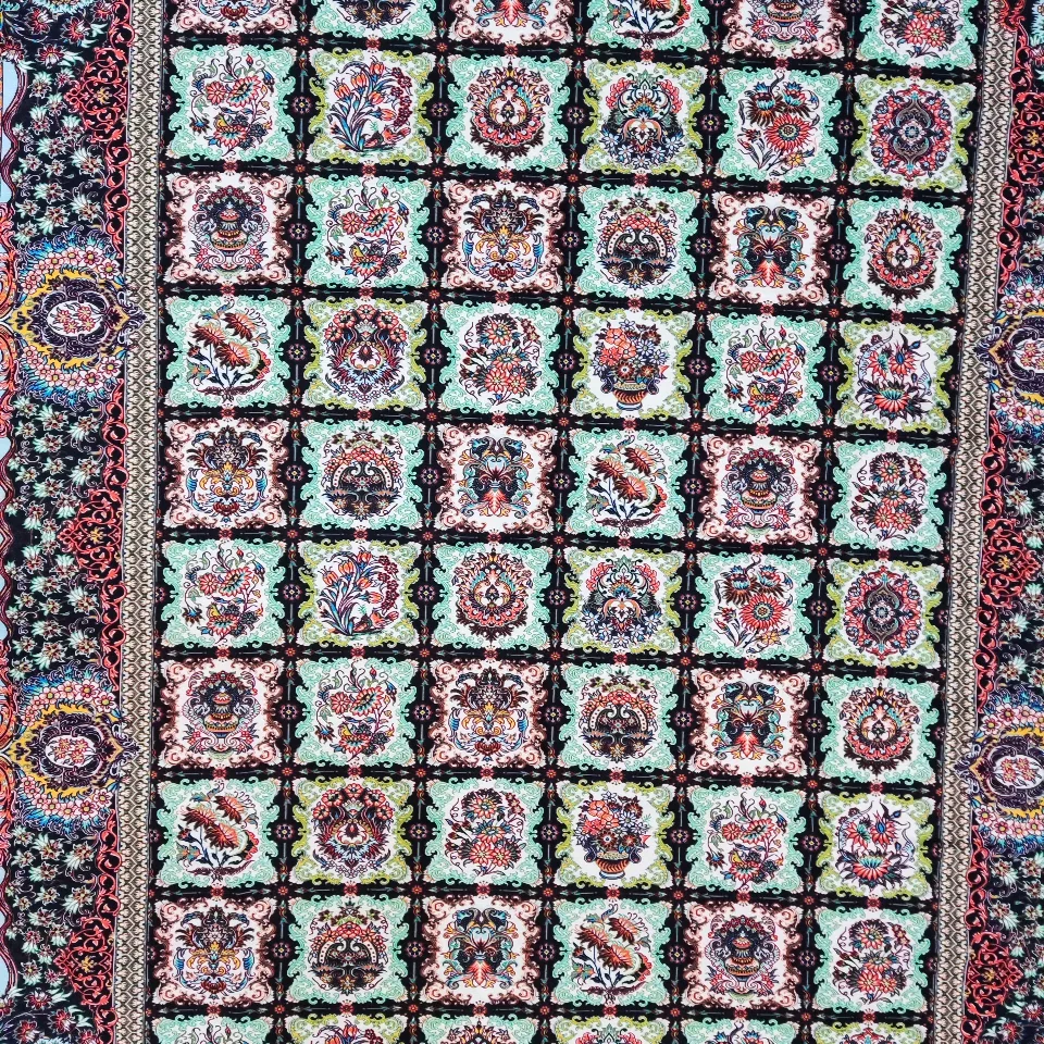 خرید رومیزی طرح چهارخونه سه متری از دوتادی رومیزی طرح چهارخونه سه متری