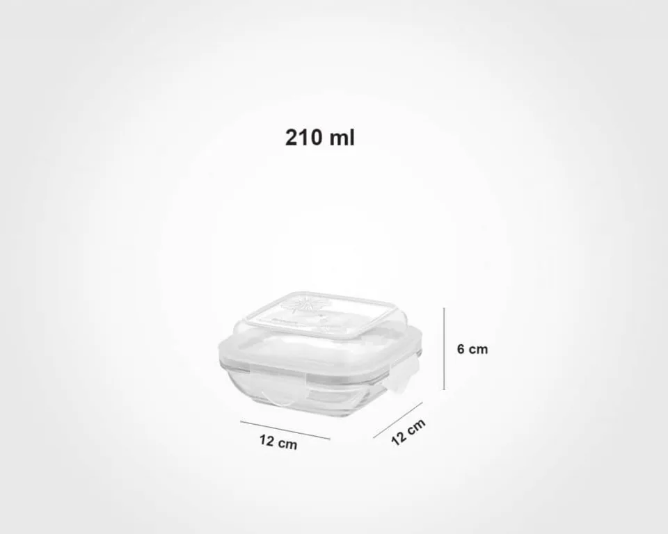 خرید ظرف شیشه ای سرو و نگهداری 210 میلی لیتر لیمون از دوتادی ظرف شیشه ای سرو و نگهداری 210 میلی لیتر لیمون