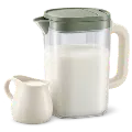 پارچ جاشیری درب‌دار برای نگهداری شیر