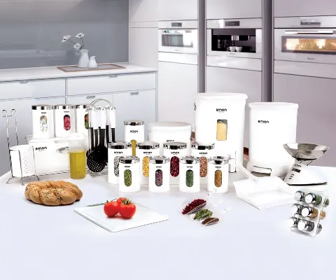 سرویس آشپزخانه مربع 9 پارچه لیمون