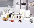 خرید سرویس آشپزخانه گرد 9 پارچه لیمون از دوتادی سرویس آشپزخانه گرد 9 پارچه لیمون