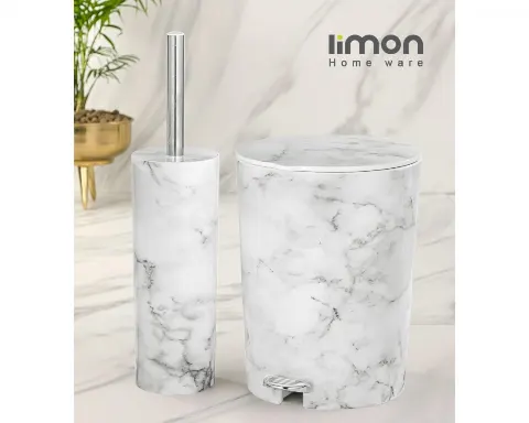 سطل و فرچه طرح ماربل