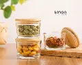 ظرف شیشه ای سه تیکه لیمون