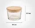ظرف شیشه ای سه تیکه لیمون