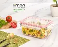 خرید ظرف شیشه ای مستطیل 1.5 لیترلیمون از دوتادی ظرف شیشه ای مستطیل 1.5 لیترلیمون